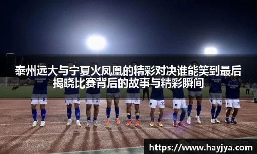 泰州远大与宁夏火凤凰的精彩对决谁能笑到最后揭晓比赛背后的故事与精彩瞬间